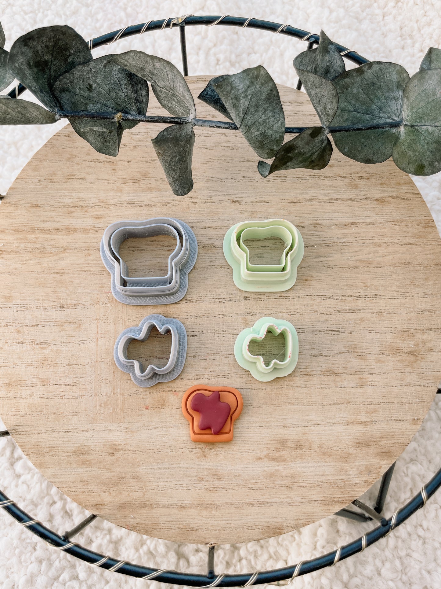 Polymer Clay Cutter Toast
