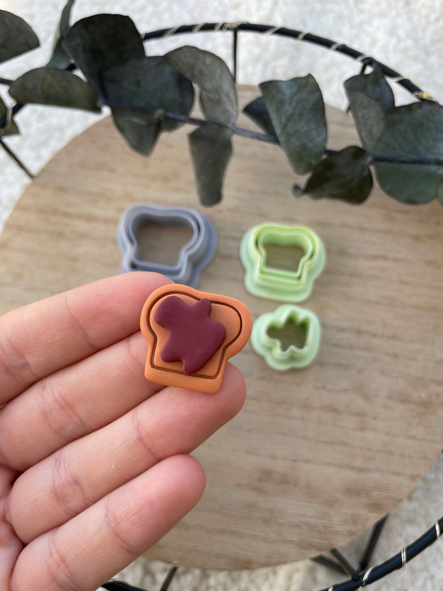 Polymer Clay Cutter Toast