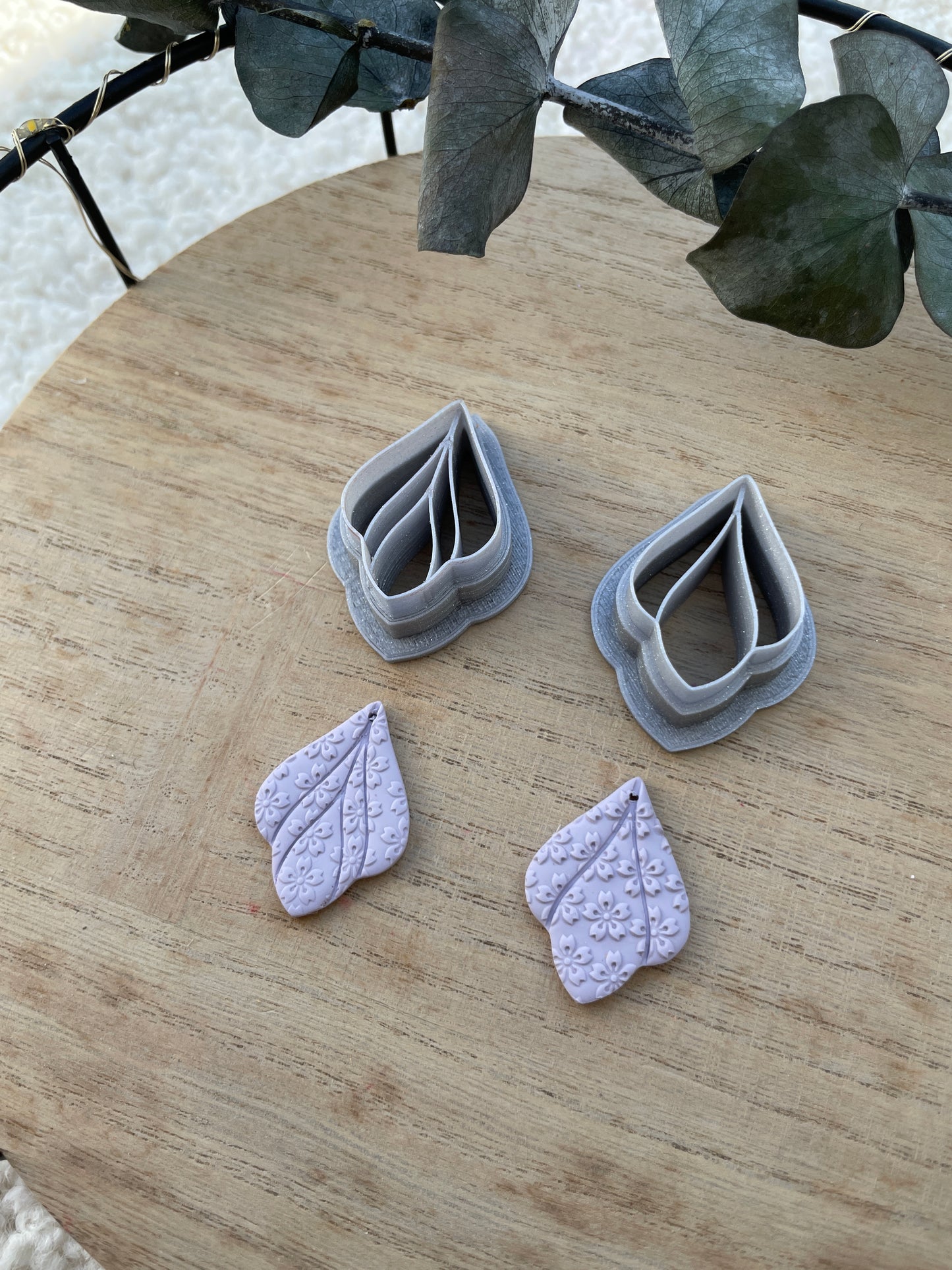 Polymerclay Cutter Imprinted Petals