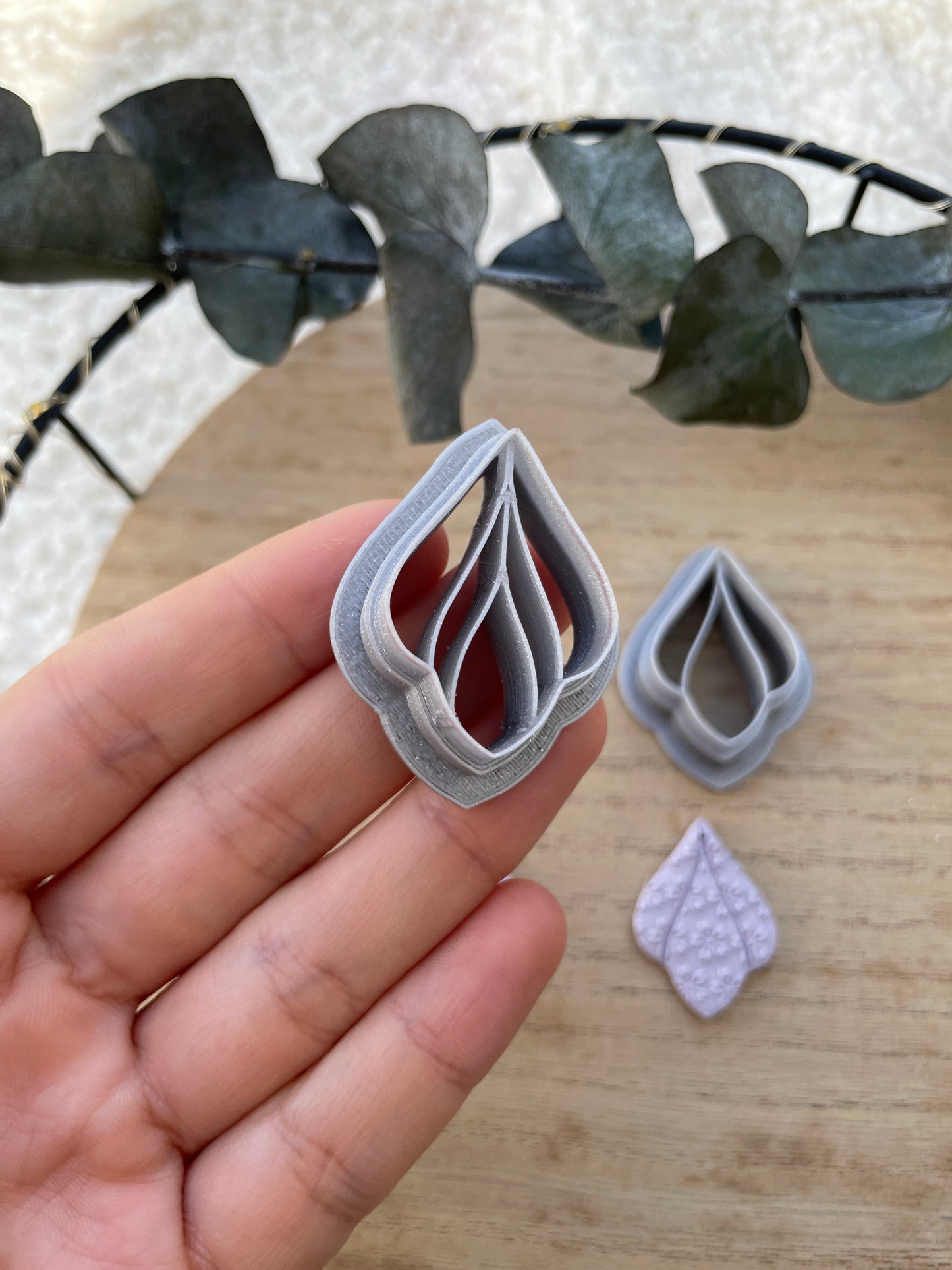 Polymerclay Cutter Imprinted Petals