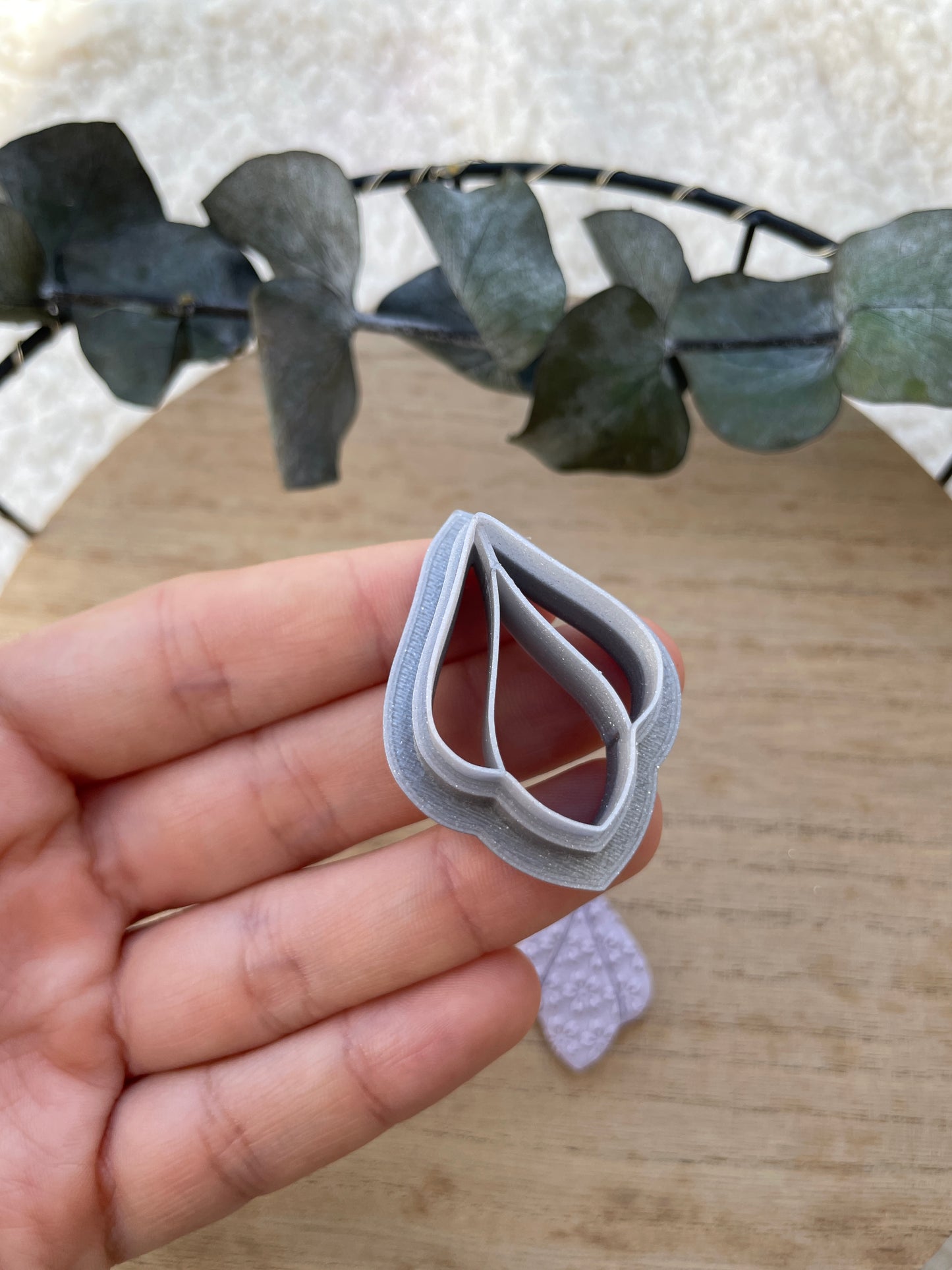 Polymerclay Cutter Imprinted Petals