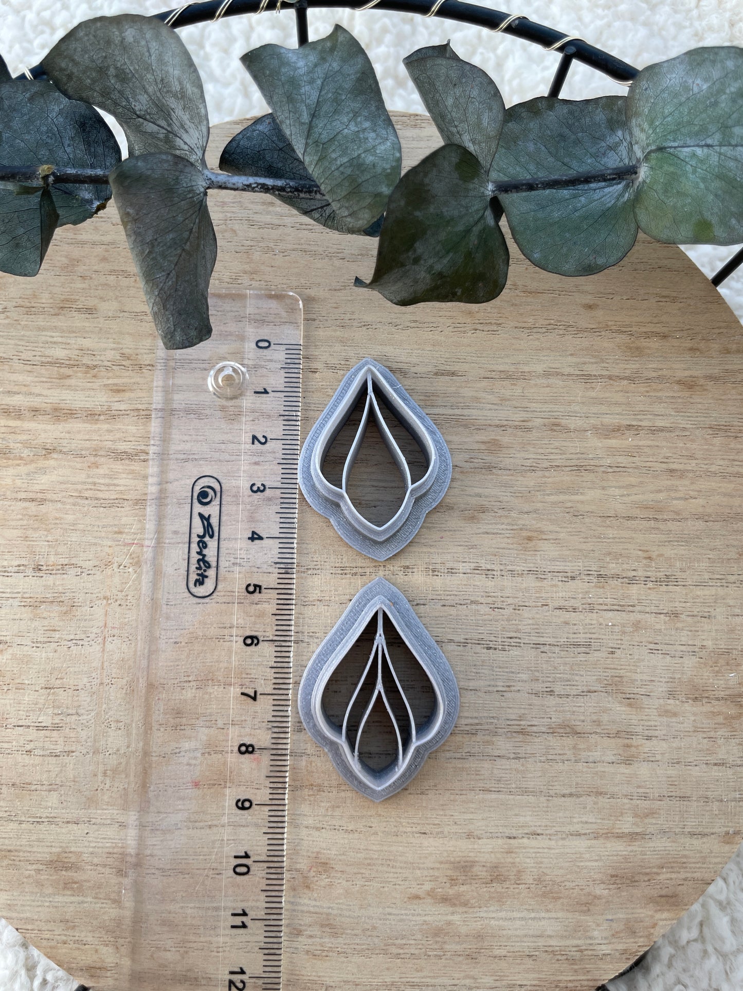 Polymerclay Cutter Imprinted Petals