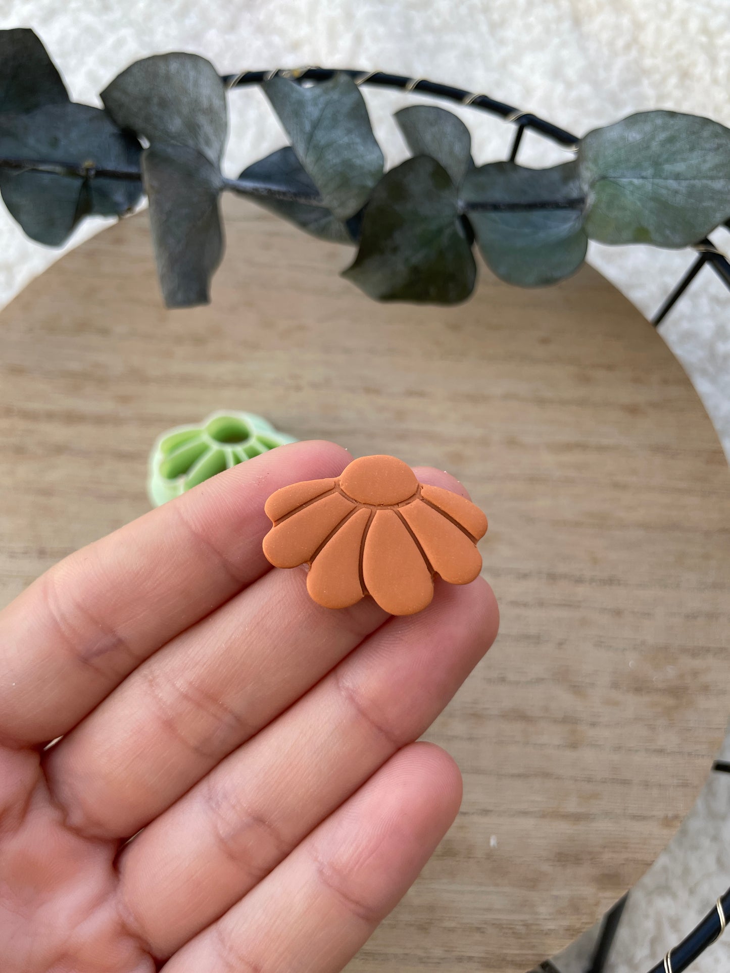 Polymerclay Cutter Blume mit Stiel