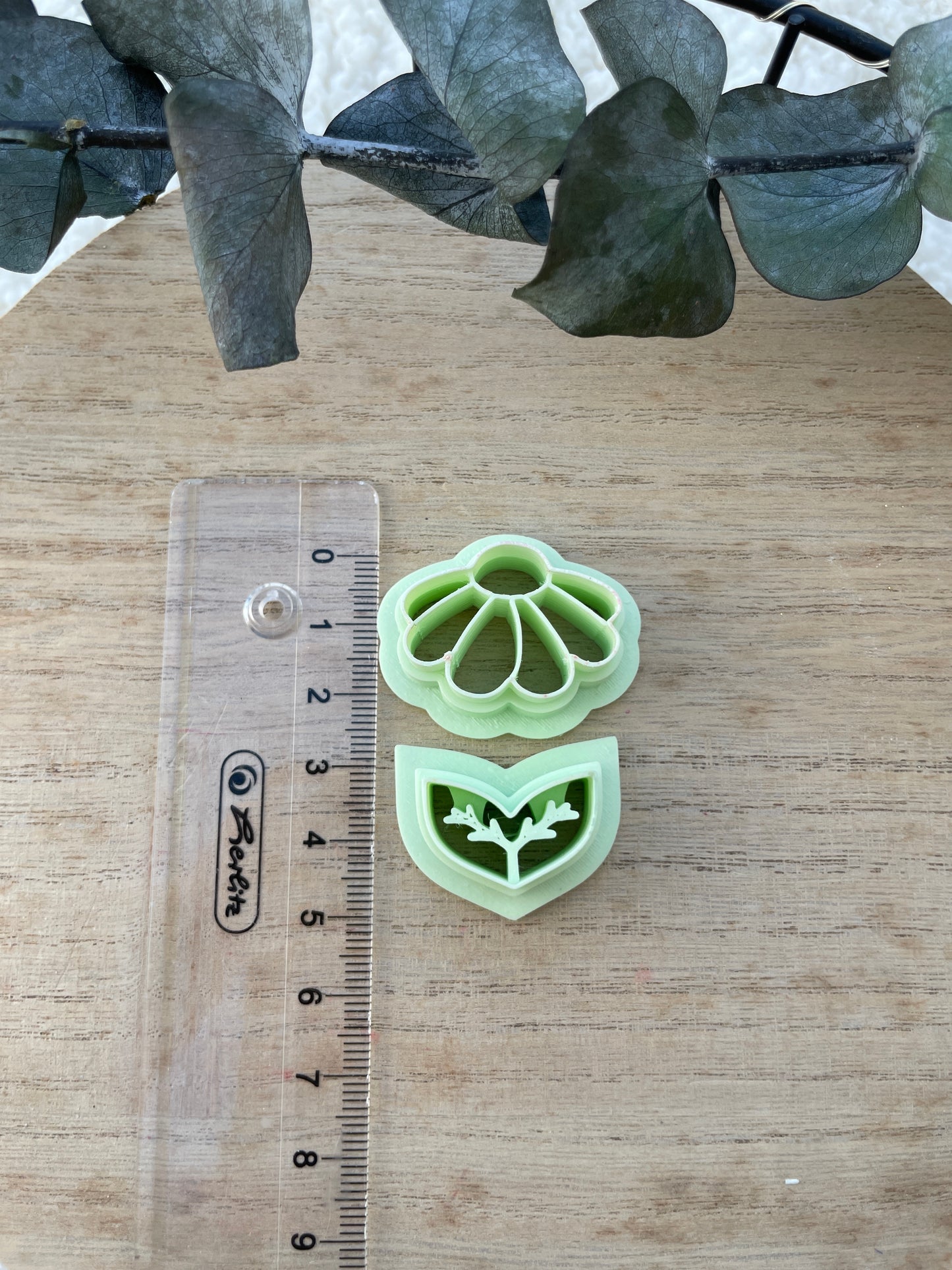 Polymerclay Cutter Blume mit Stiel