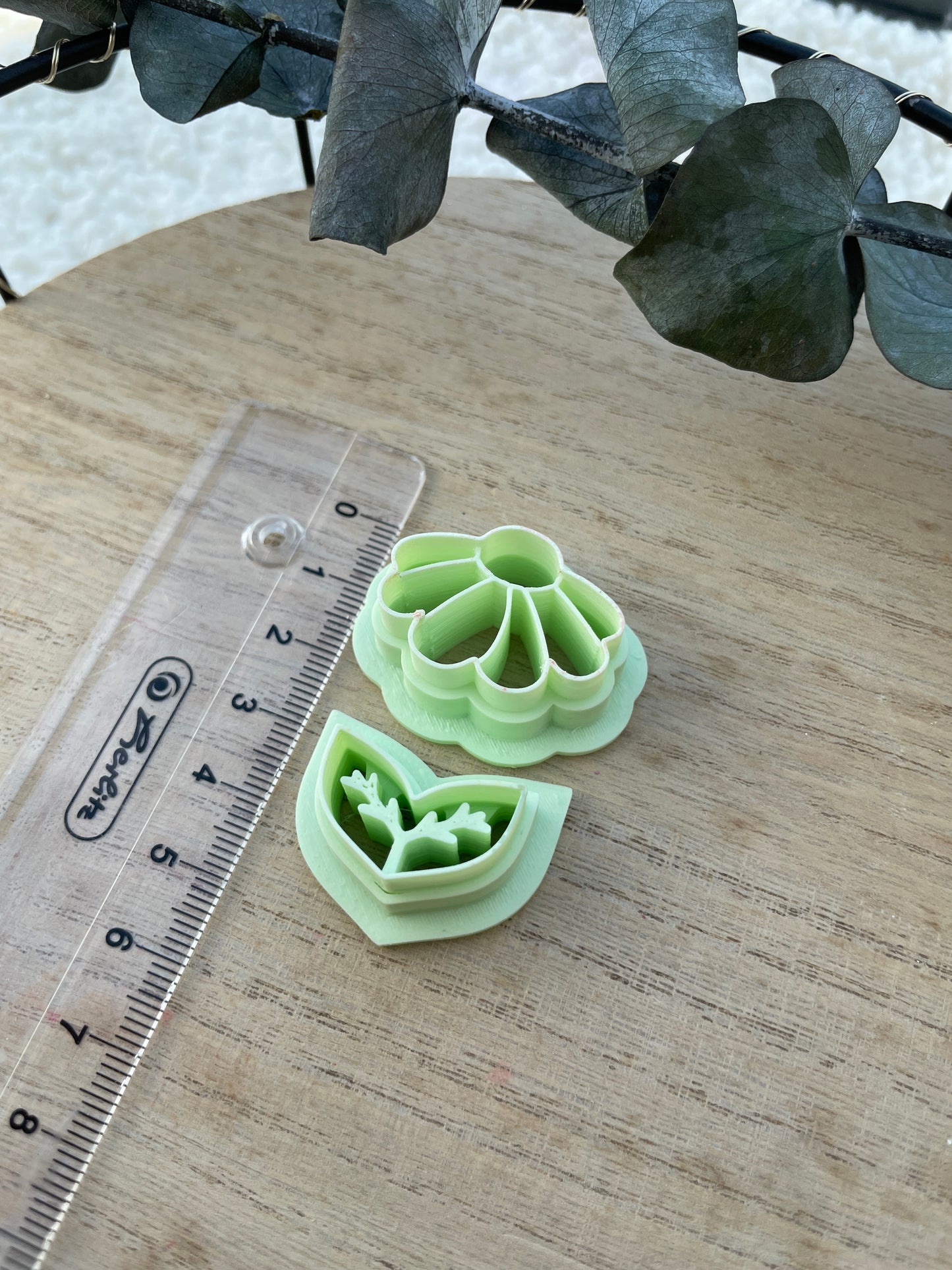 Polymerclay Cutter Blume mit Stiel