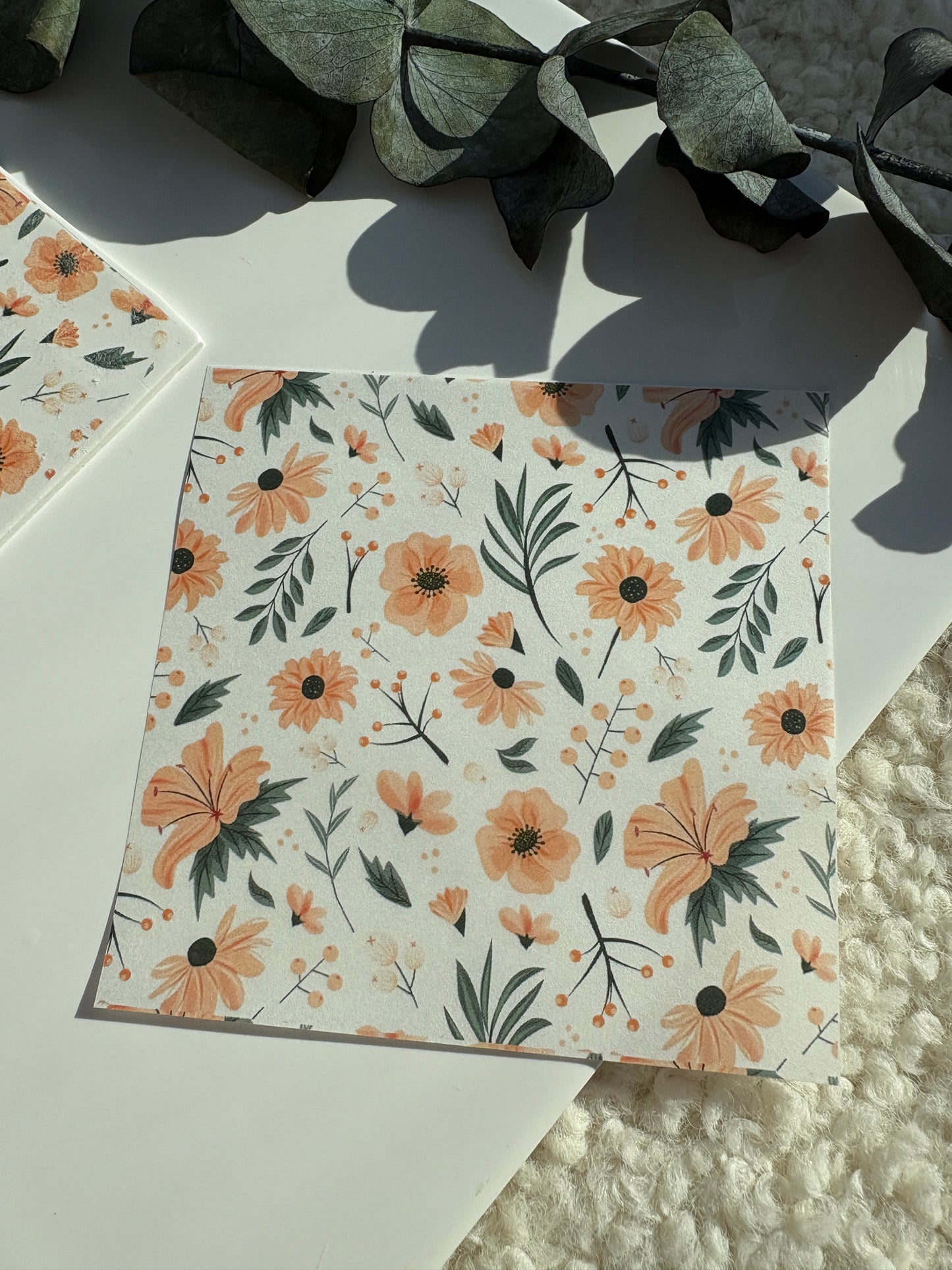 Blumen Transferpapier