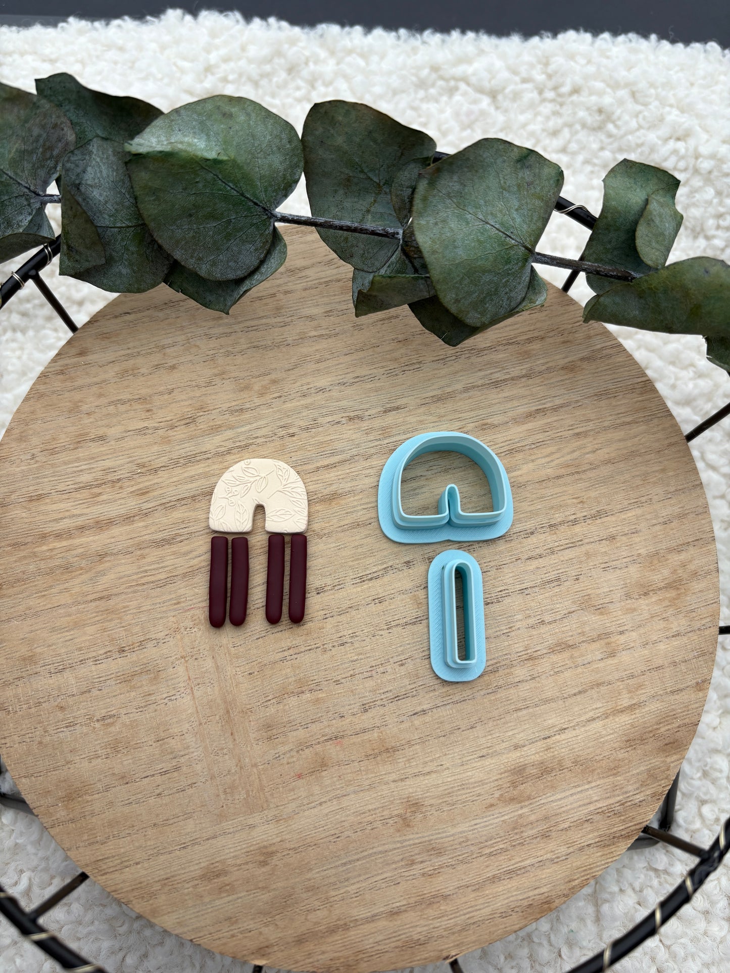 Polymer clay cutter hanger