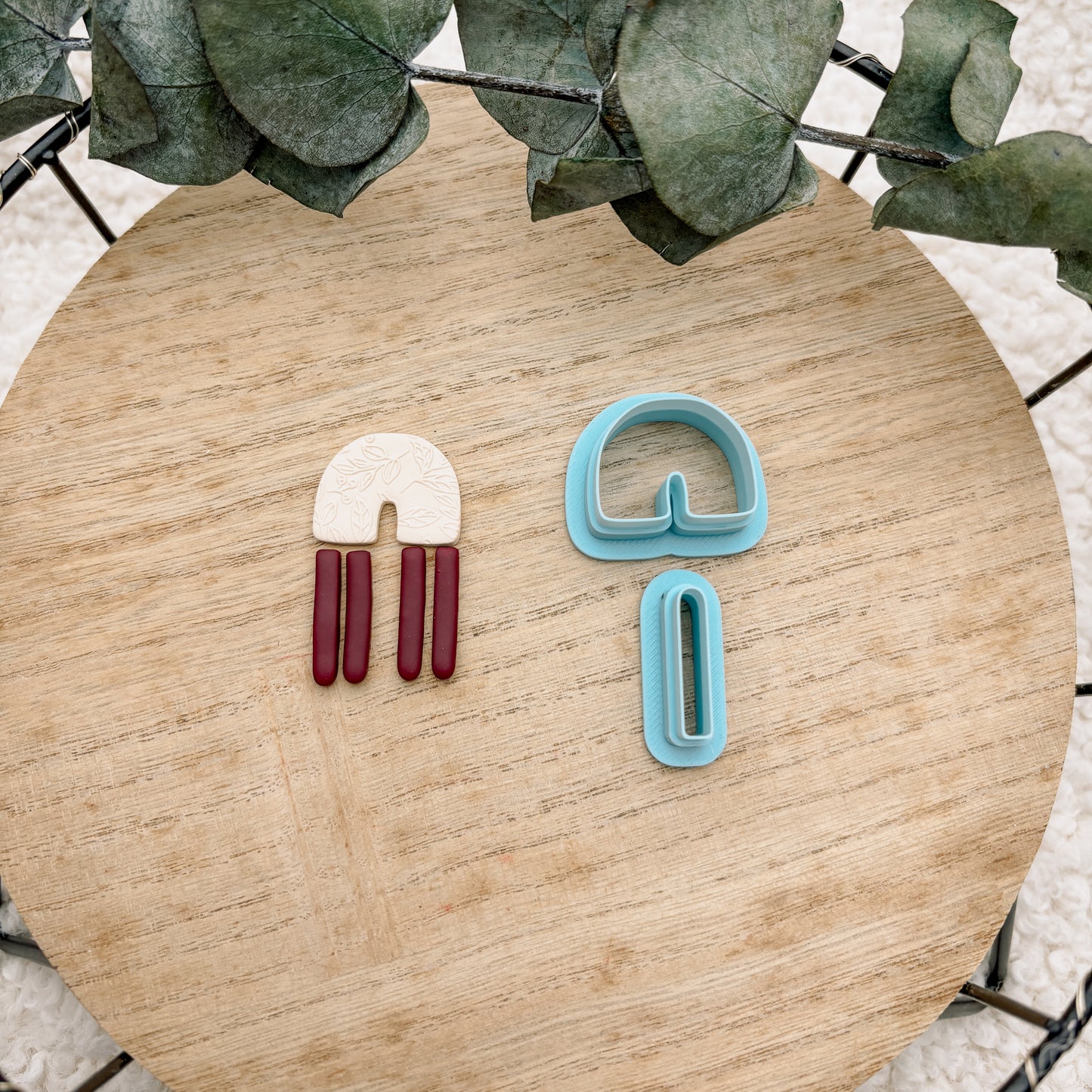 Polymer clay cutter hanger