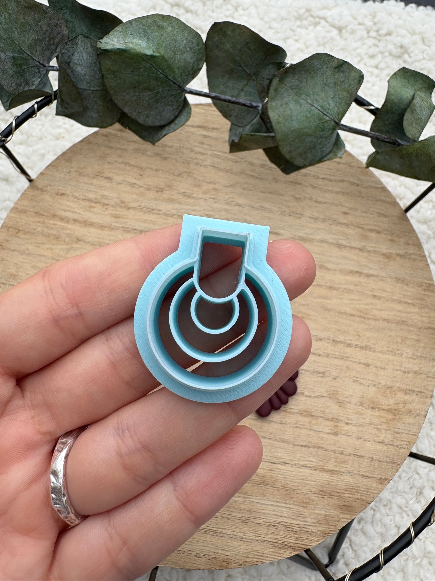 Polymer clay cutter embossing cutter