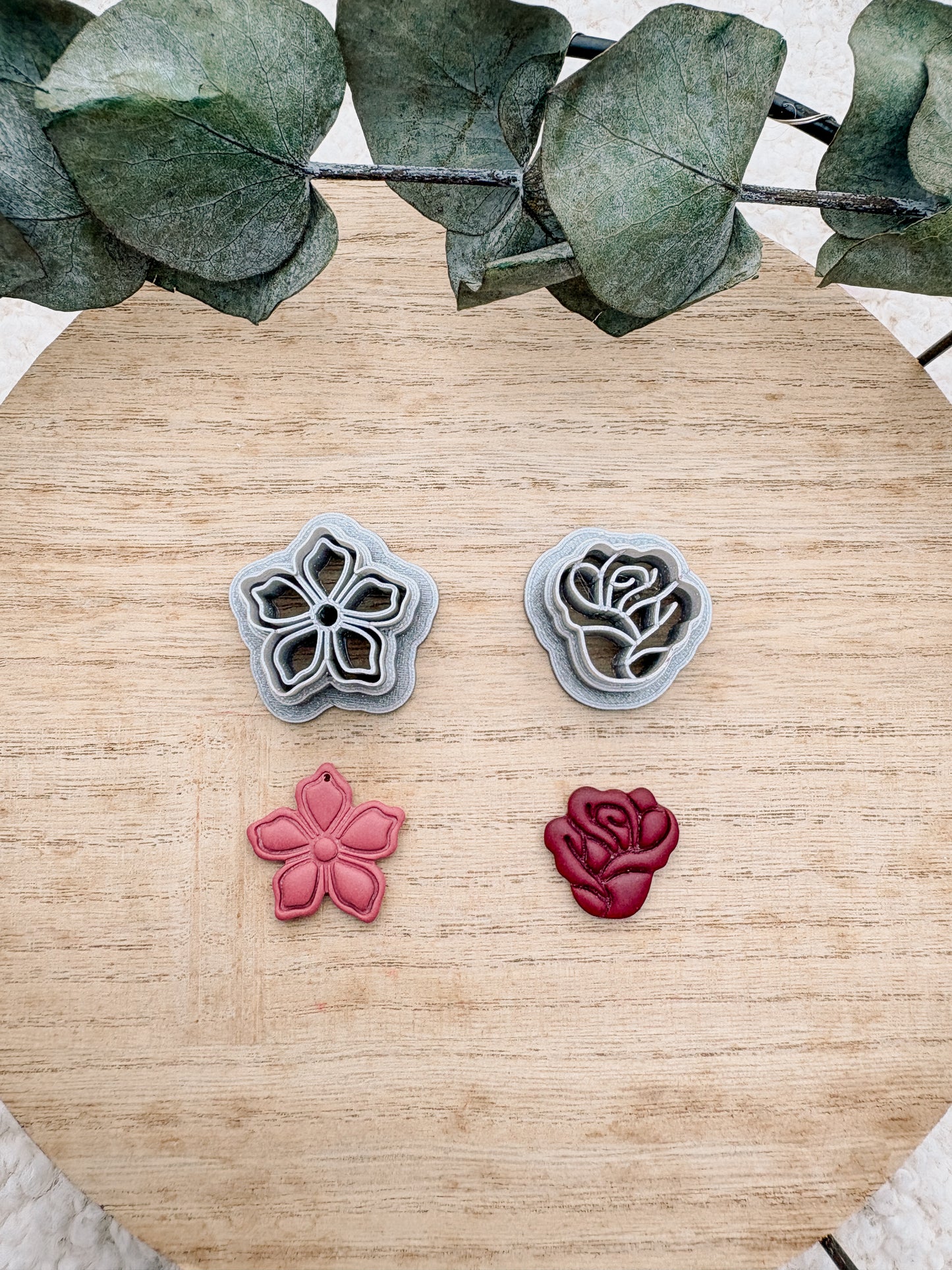 Polymer Clay Cutter Rose