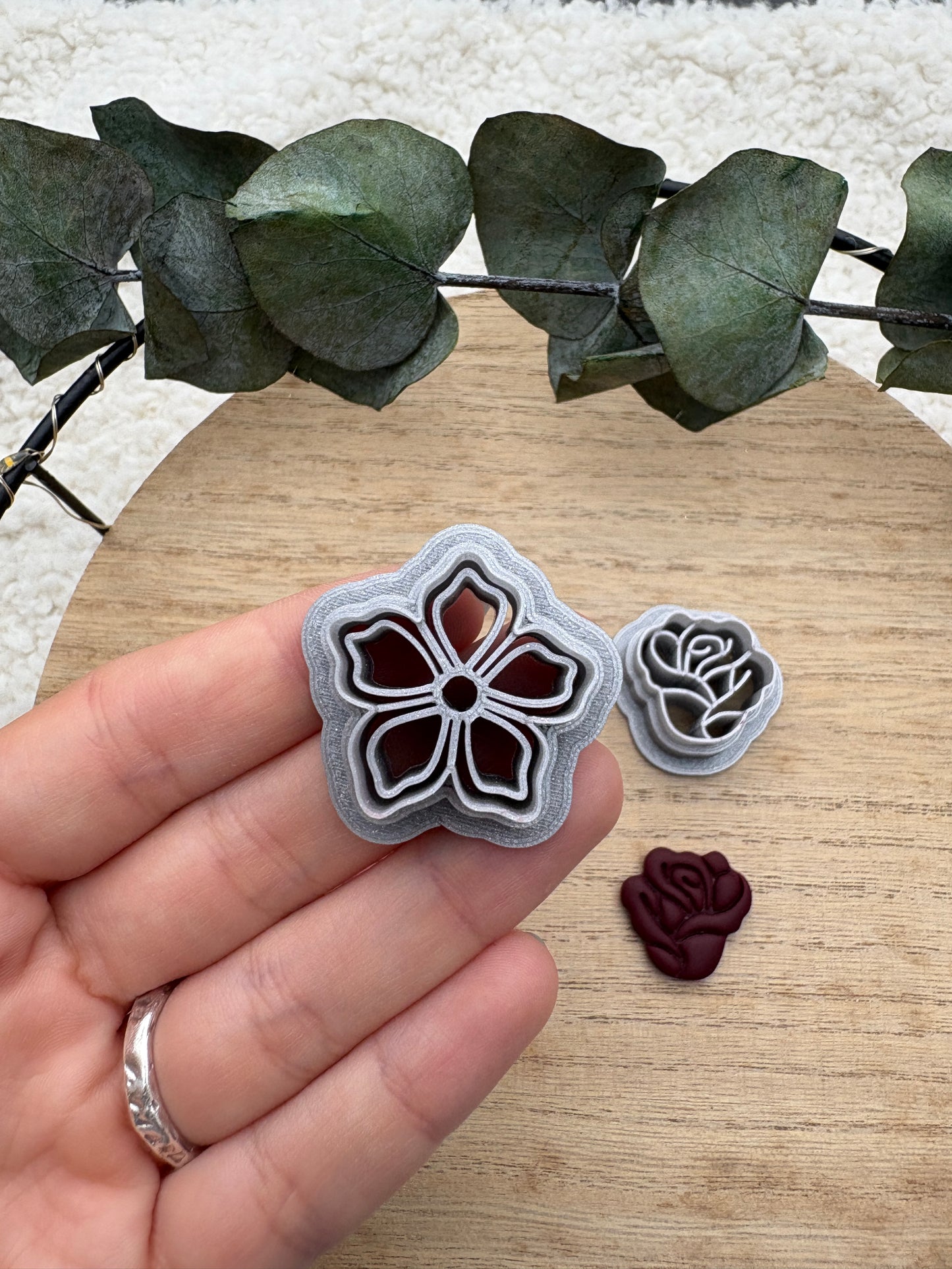 Polymer Clay Cutter Rose