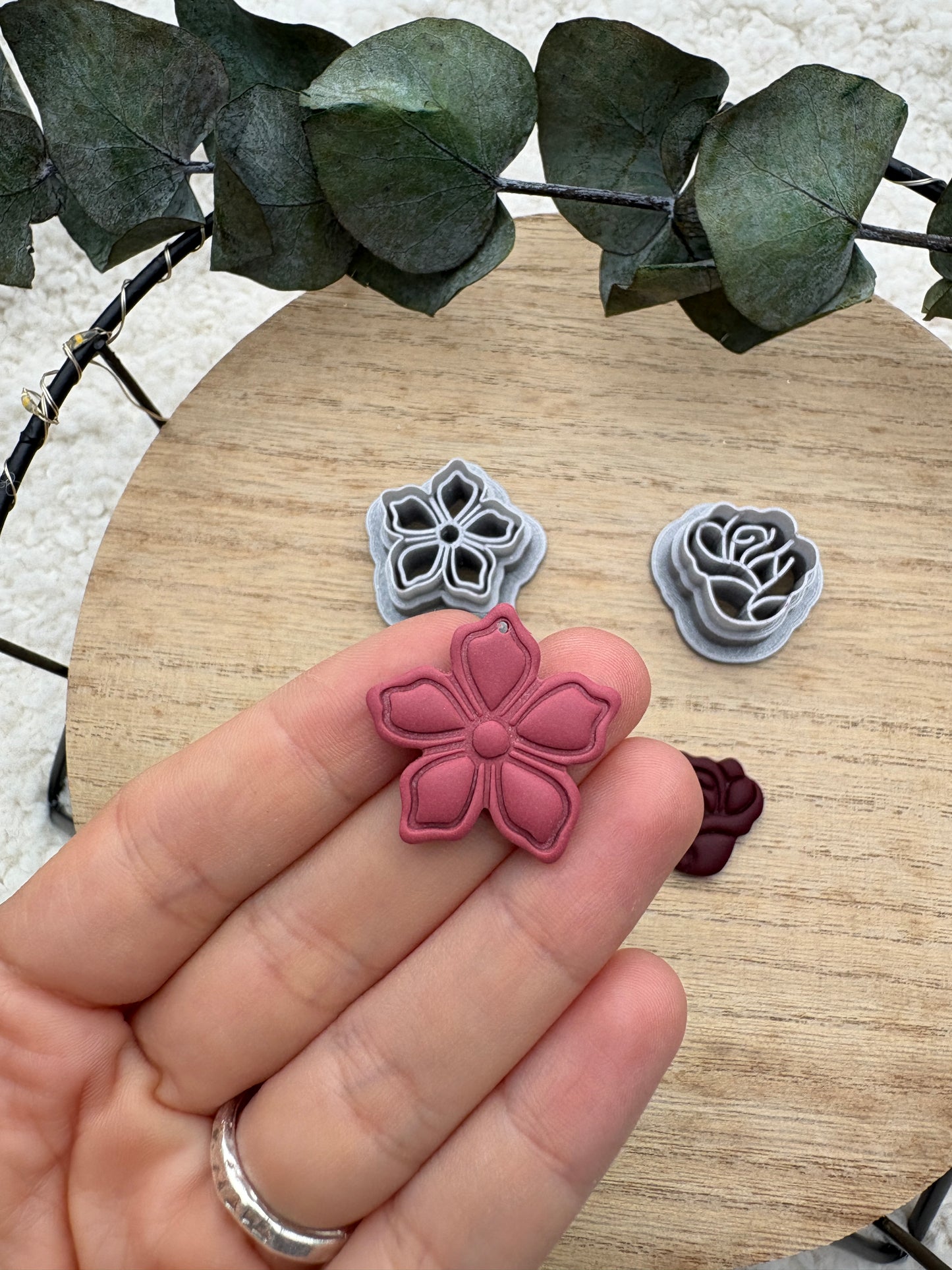 Polymer Clay Cutter Rose