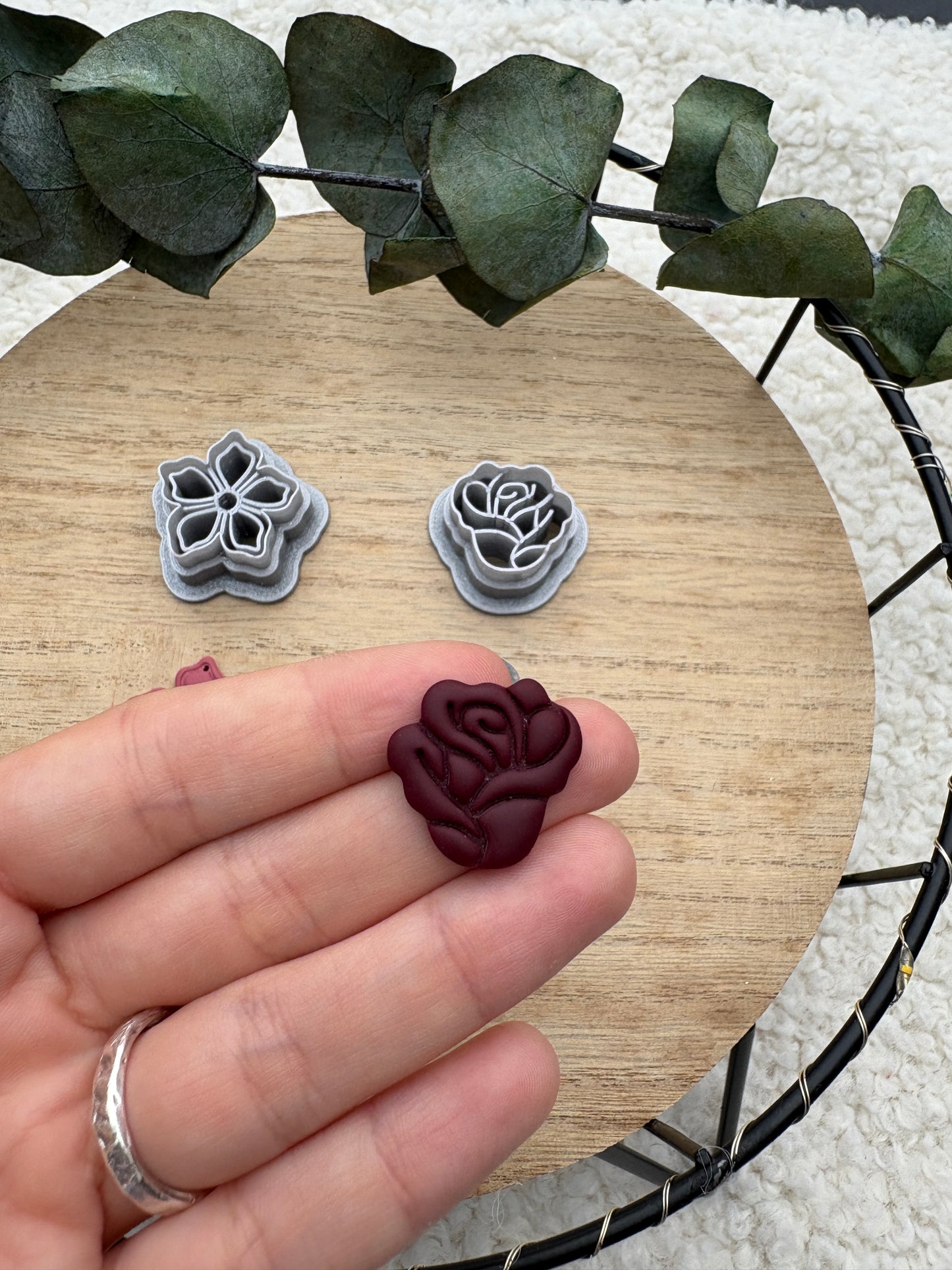 Polymer Clay Cutter Rose