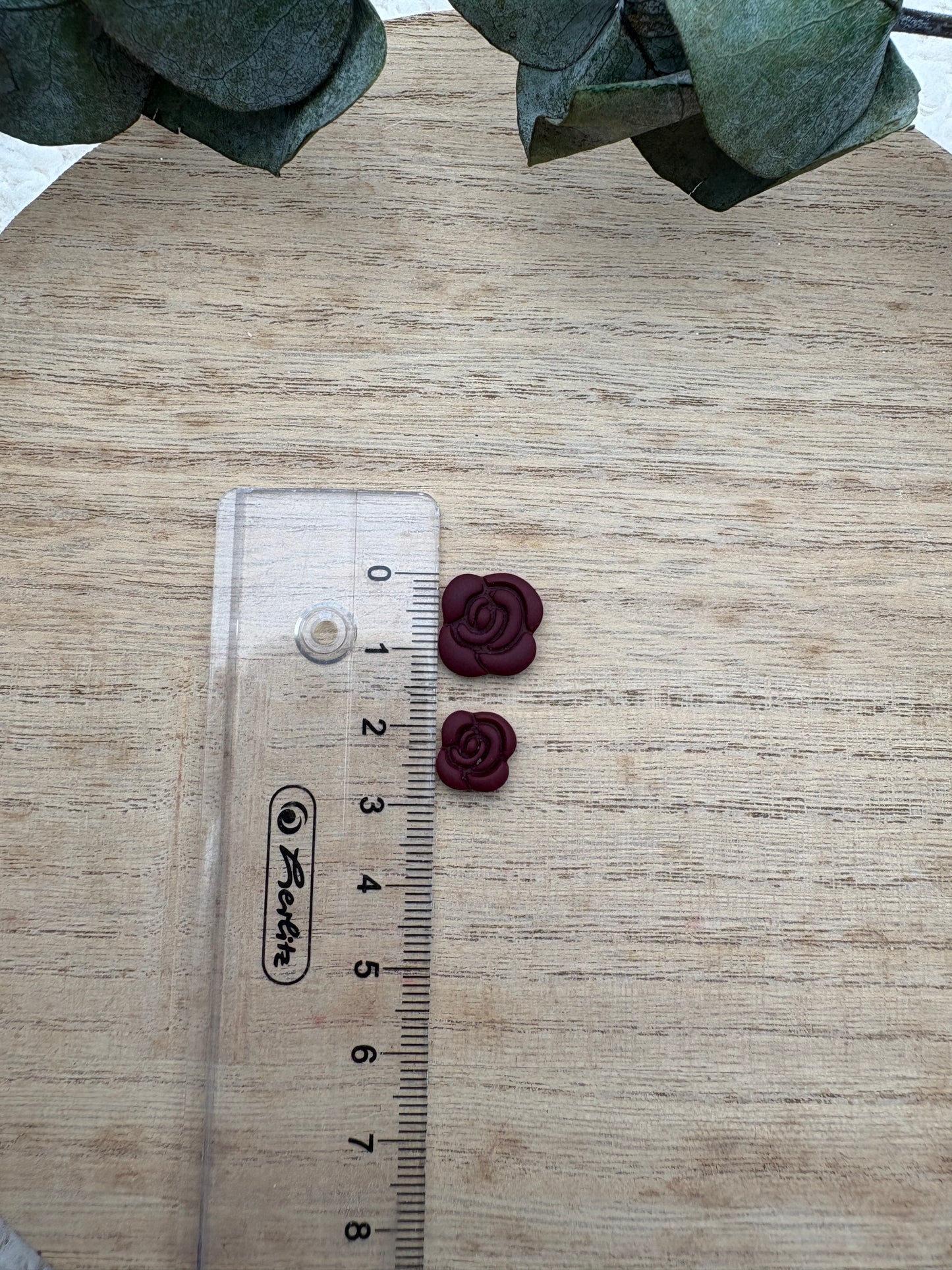 Polymer clay cutter roses