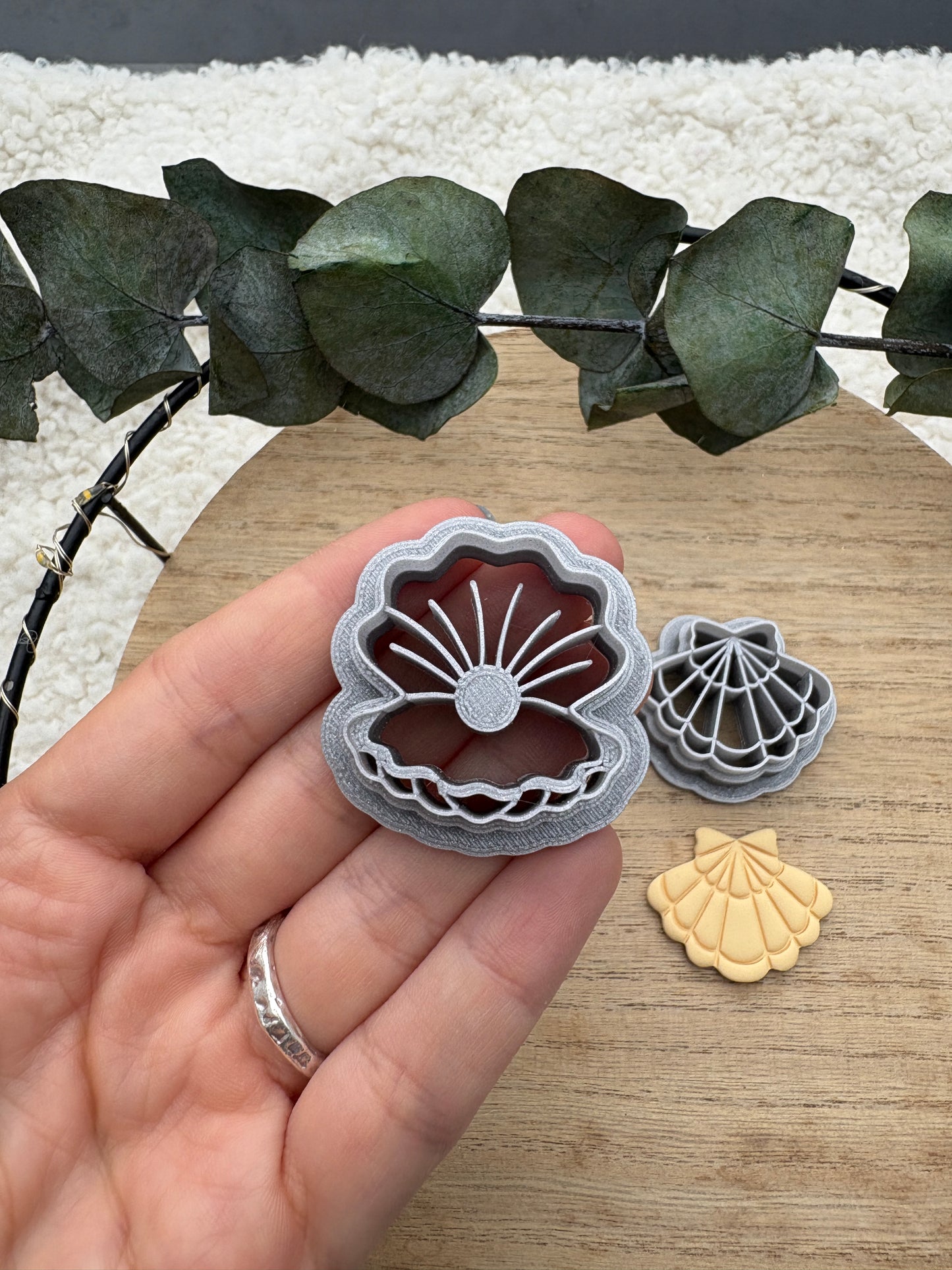 Polymer clay cutter shells