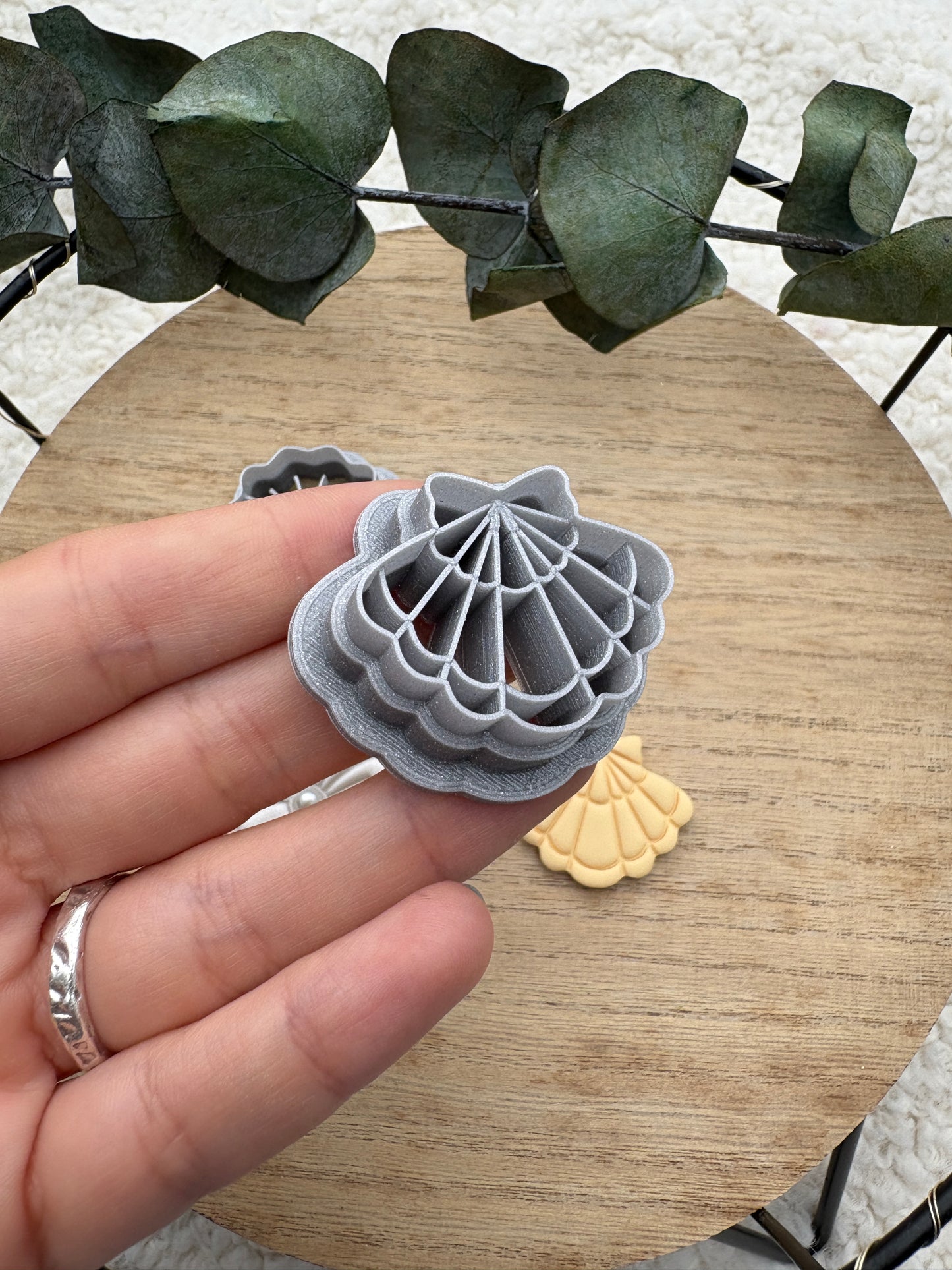 Polymer clay cutter shells