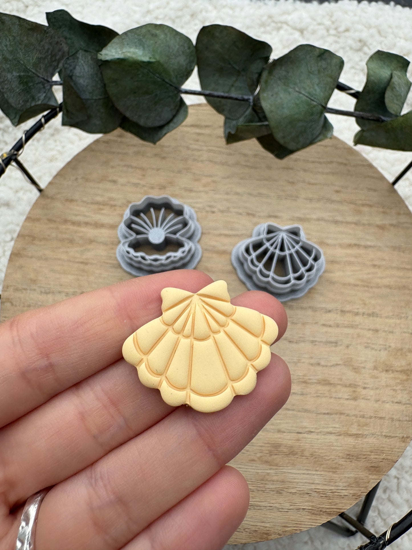 Polymer clay cutter shells