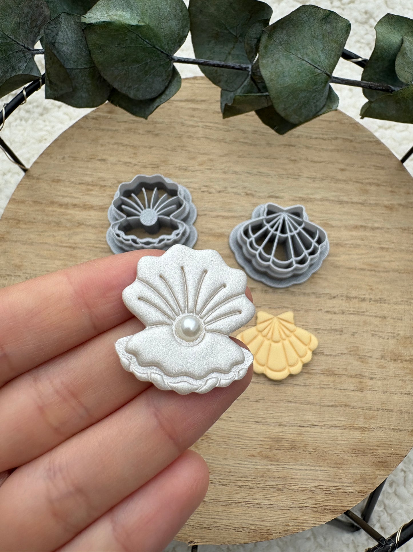 Polymer clay cutter shells