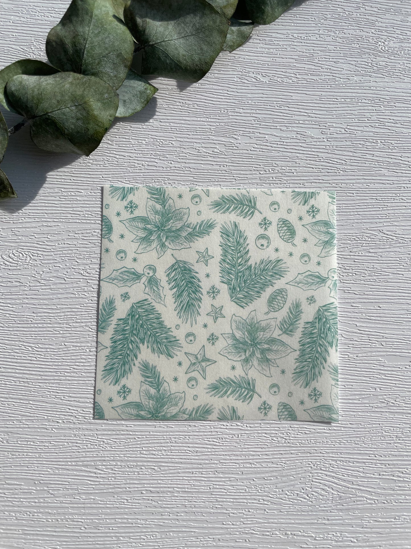 Winterliches Transferpapier