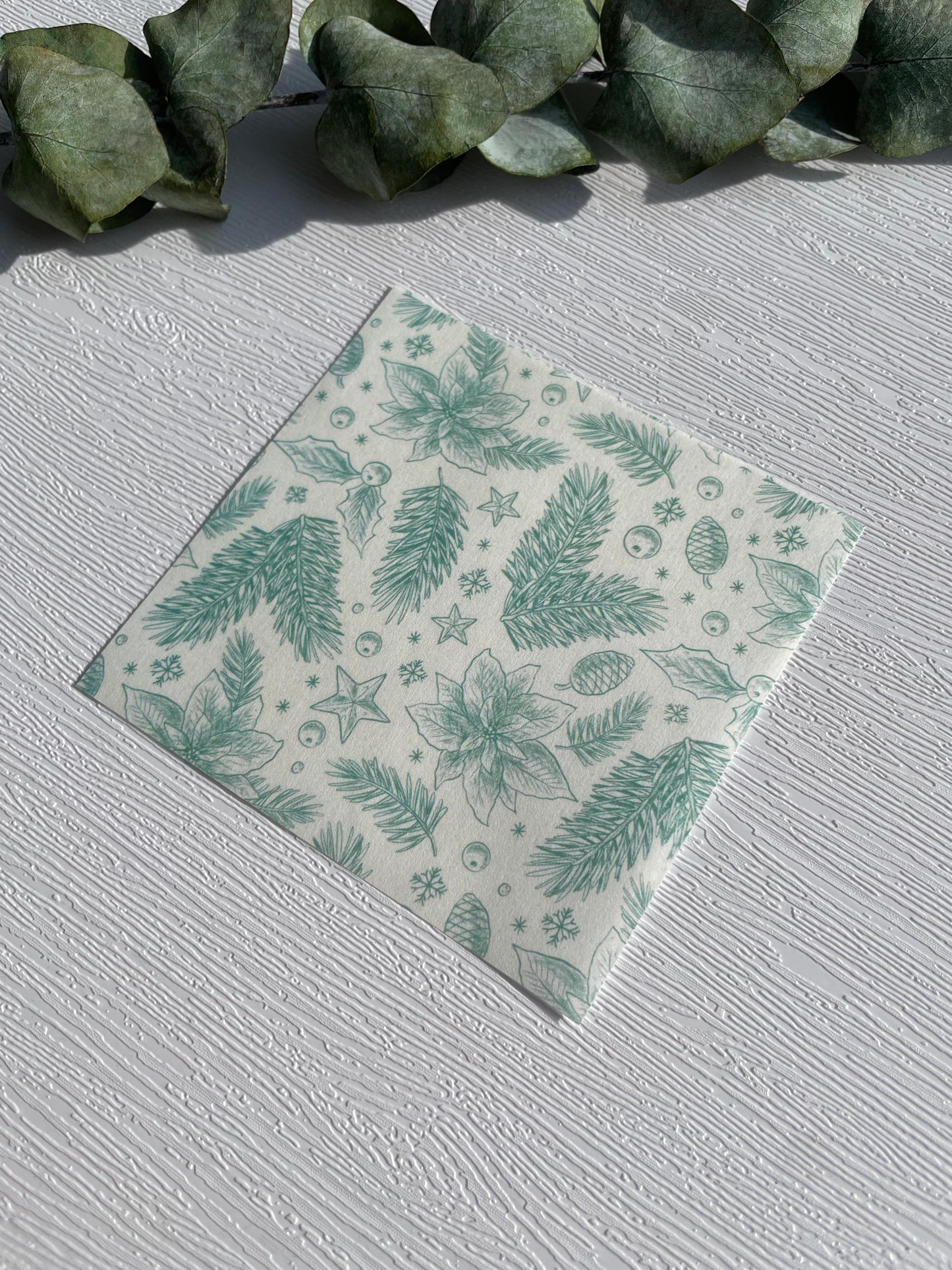 Winterliches Transferpapier