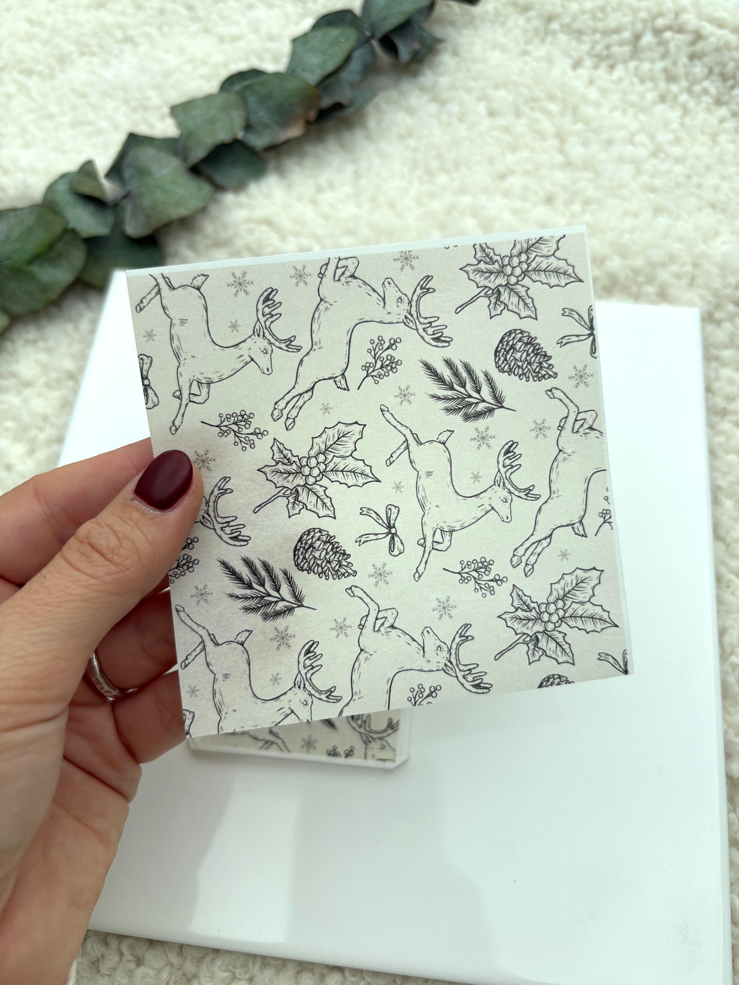Weihnachtsmotiv Transferpapier