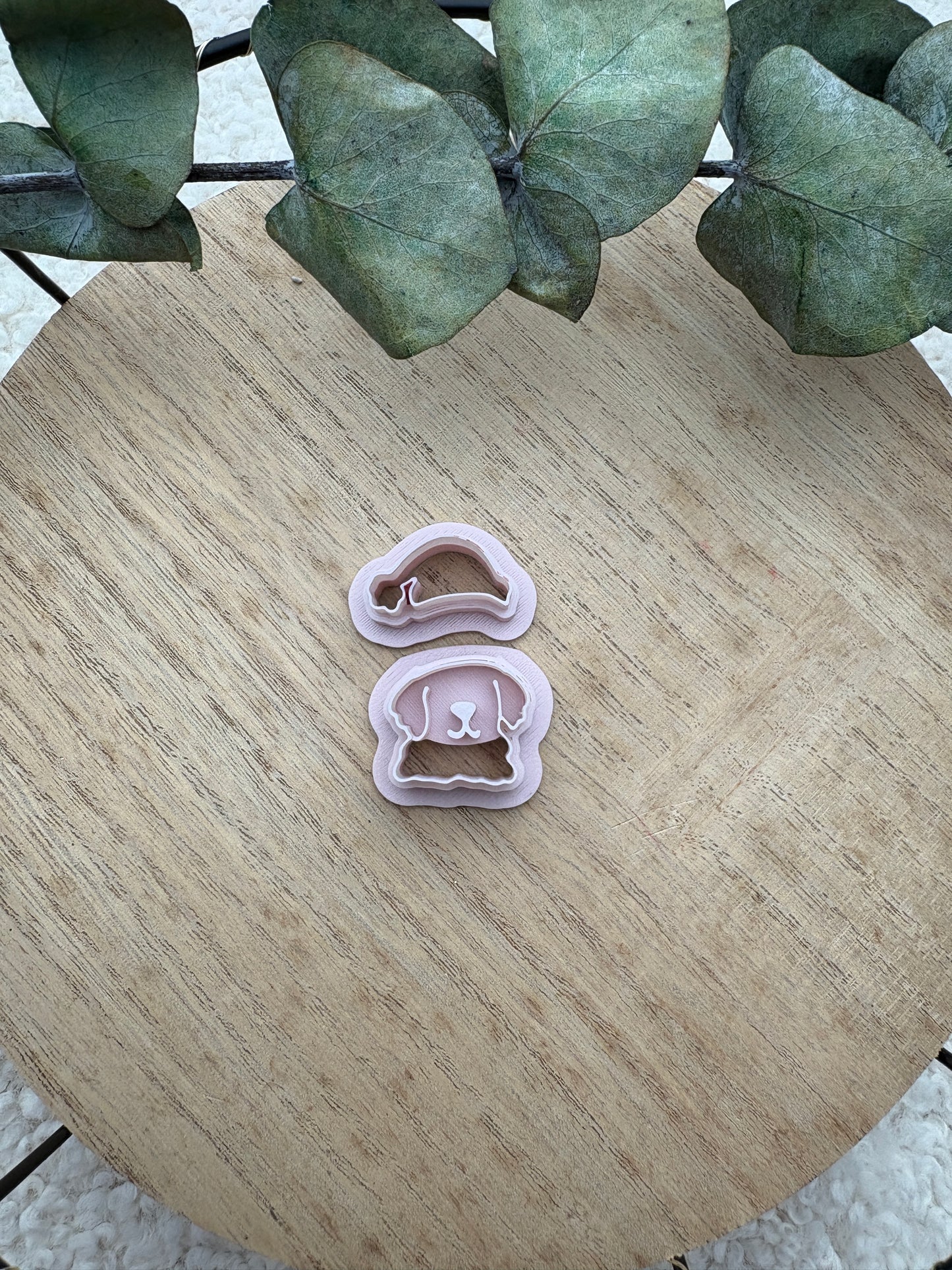 Polymer clay cutter Christmas motif / dog / cat / bear