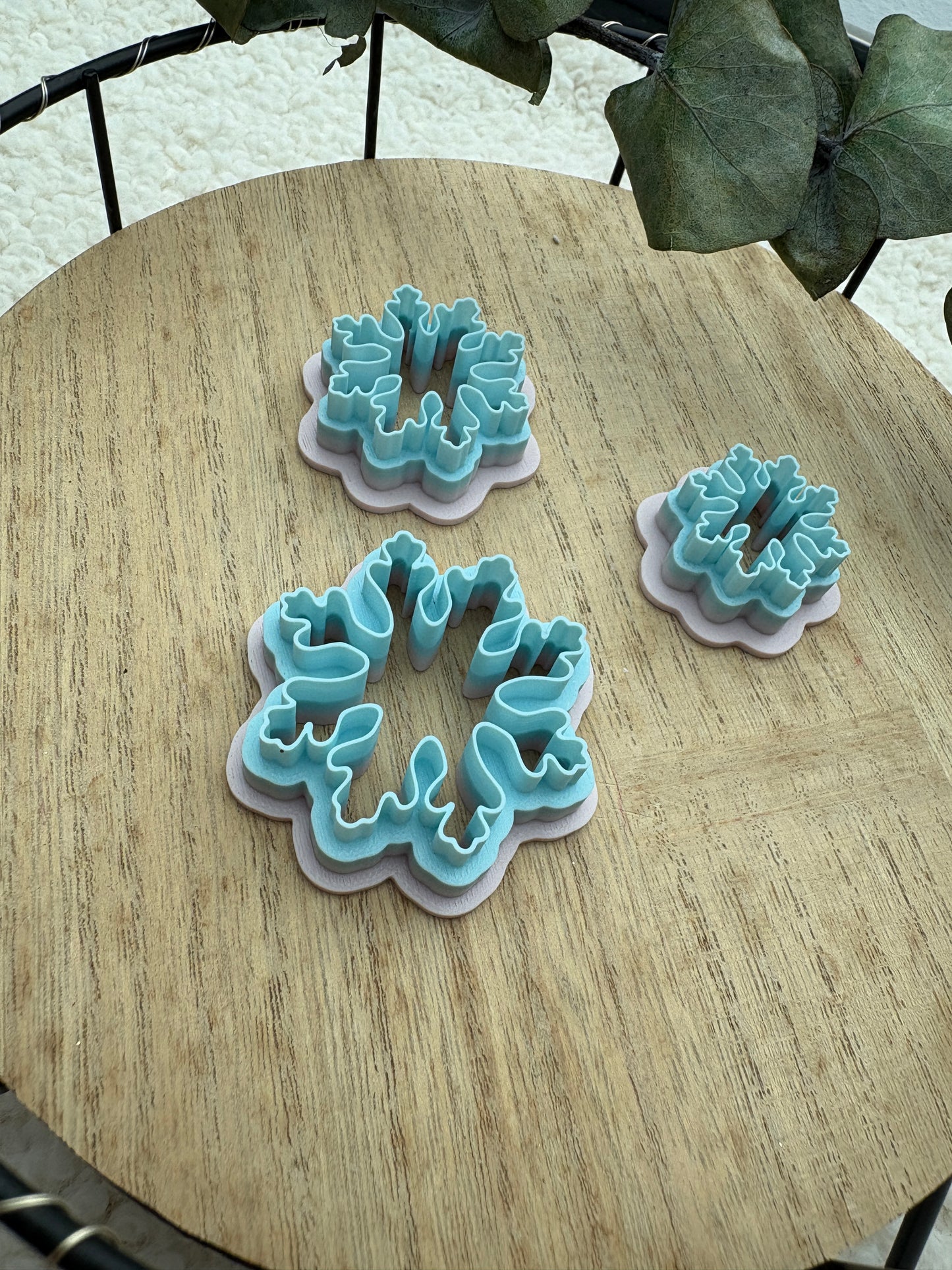 Polymer clay cutter Christmas motif / snowflake
