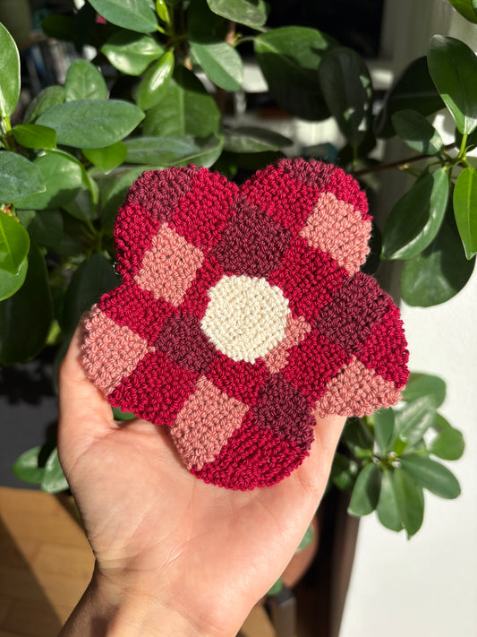 Mug Rug  | Tassenteppich Blume