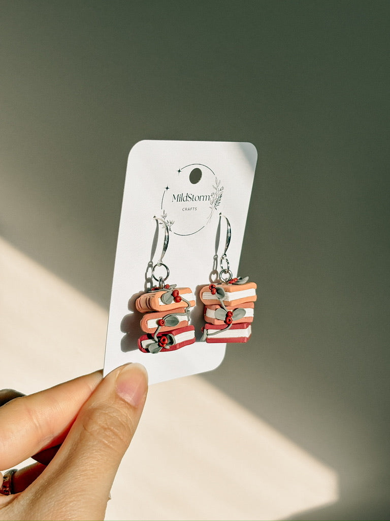 Polymer clay earrings | Christmas earrings