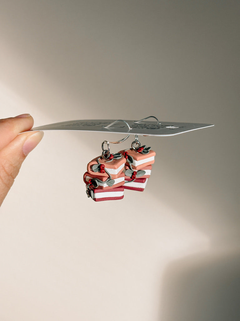 Polymer clay earrings | Christmas earrings