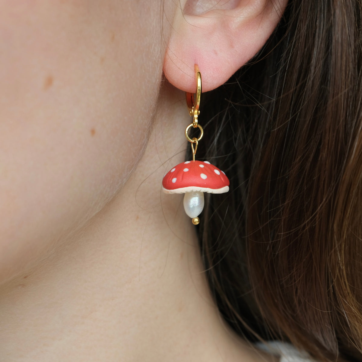 Clay Earrings | Pilze