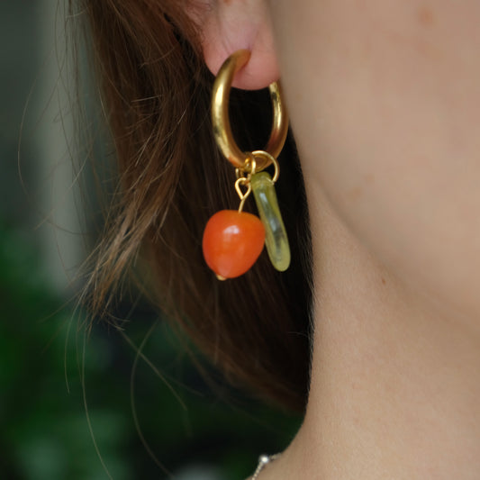 Clay Earrings | Äpfel