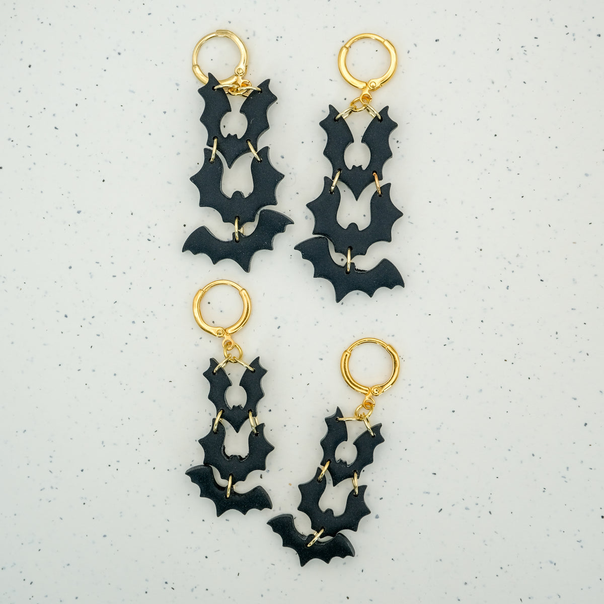 Clay Earrings | Fledermäuse