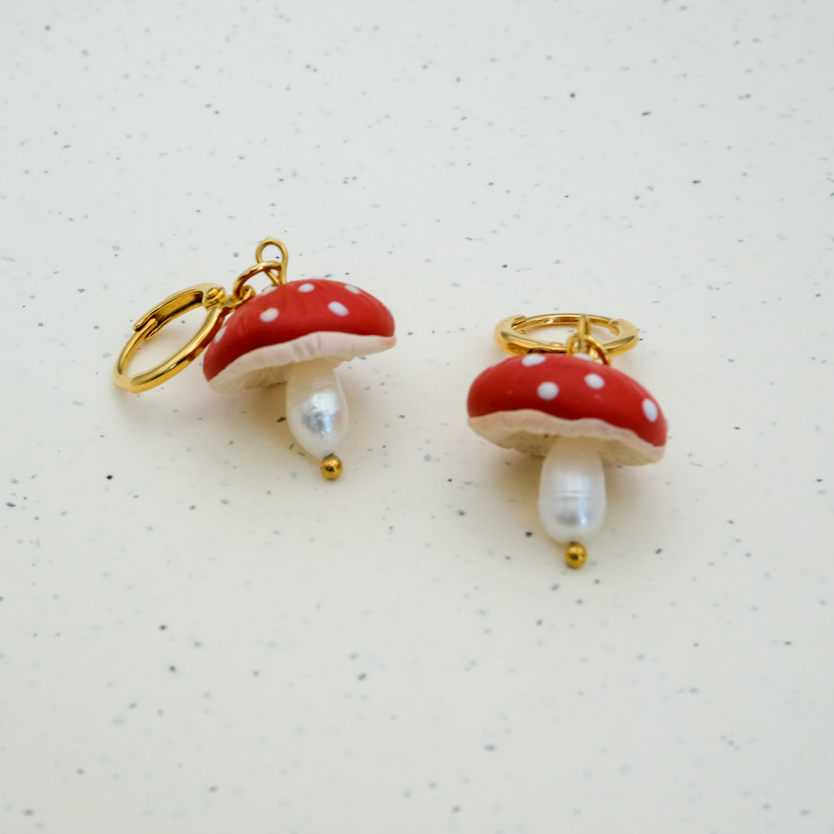 Clay Earrings | Pilze