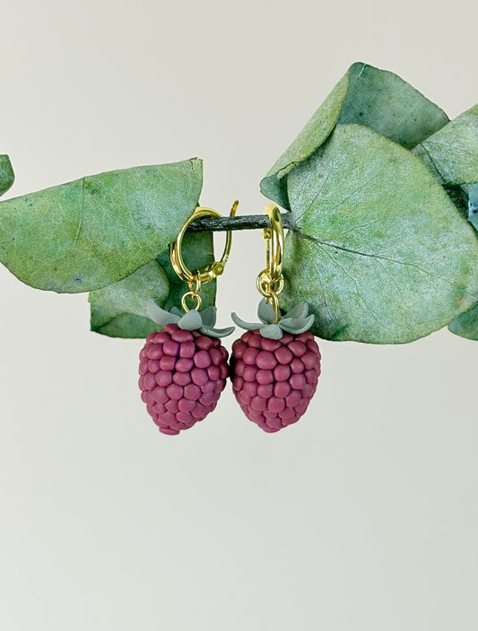 Polymerclay Earrings | Brombeeren