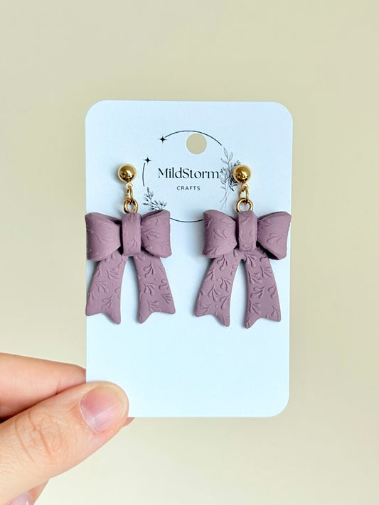 Polymerclay Earrings | Schleife