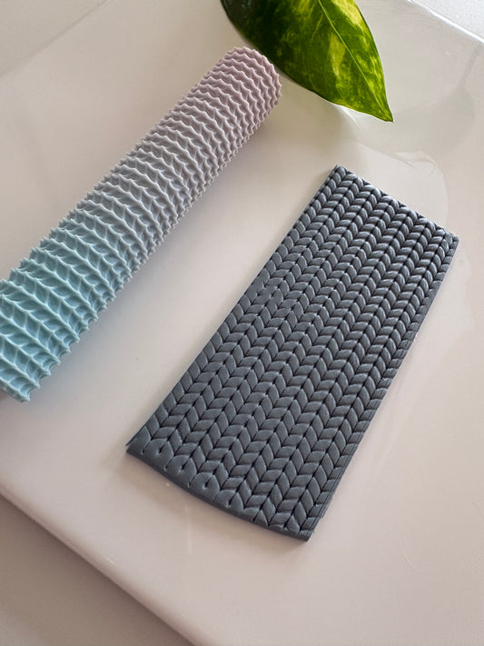 Texturroller Strickmuster