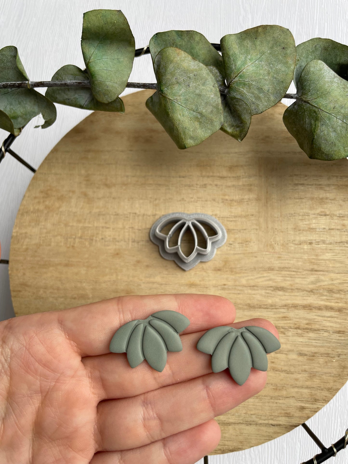 Polymerclay Cutter Lotus