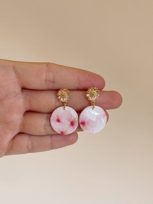 Polymerclay Earrings | Lightweight Earrings | Cherry Blossom Dream