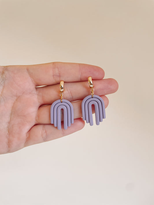 Polymerclay Earrings | Lightweight Earrings | Lilac