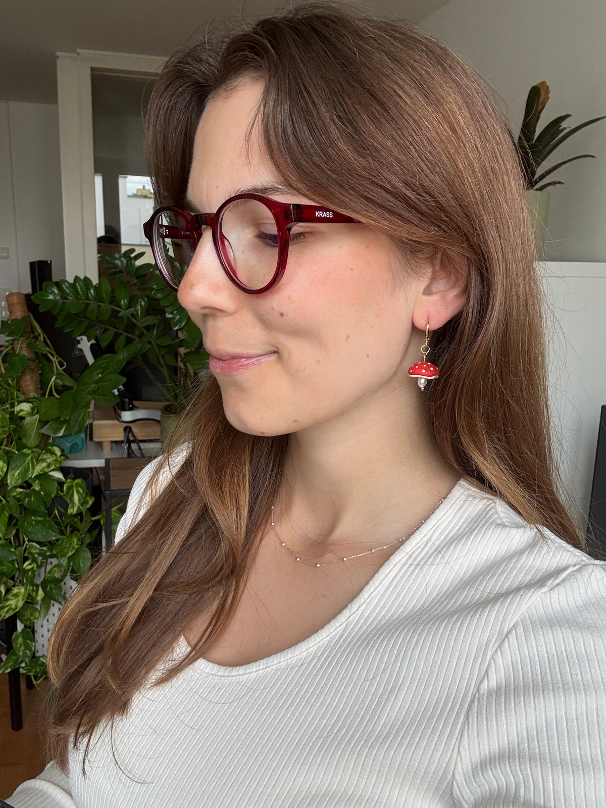 Clay Earrings | Pilze