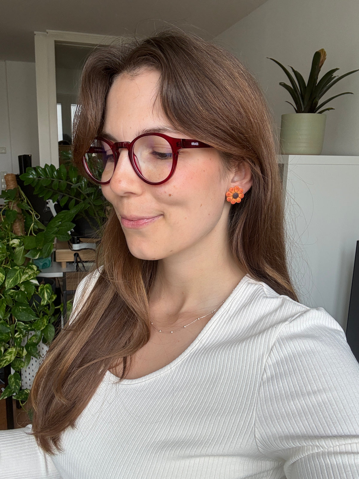 Clay Earrings | Herbstblume
