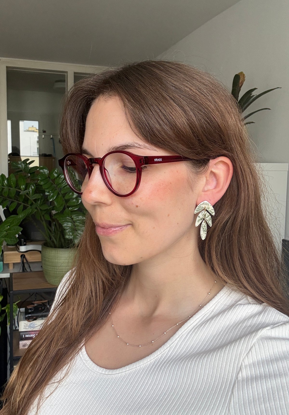 Clay Earrings | Vintage Botanicals