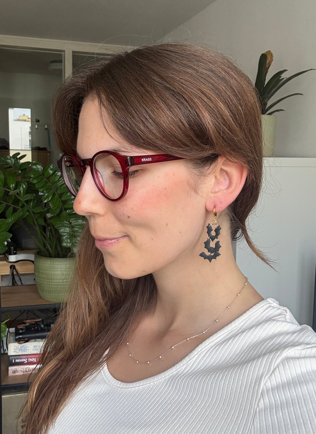 Clay Earrings | Fledermäuse