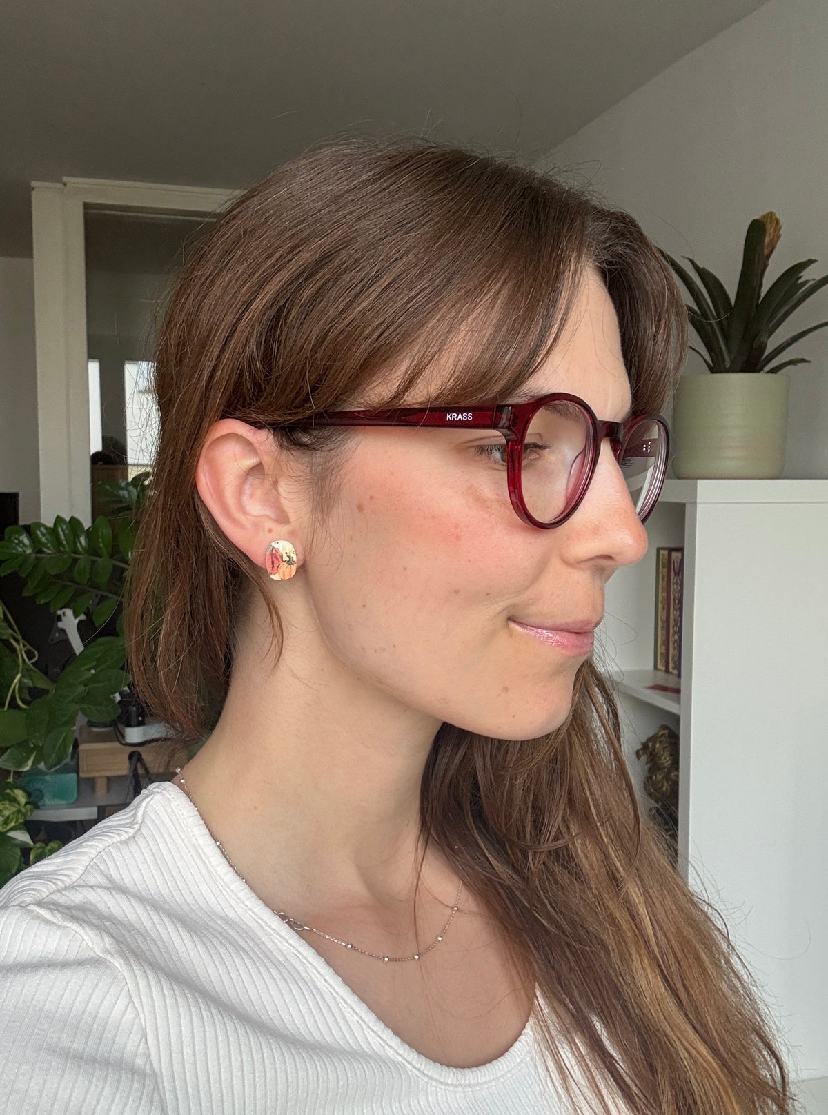 Clay Earrings | Kürbisstecker