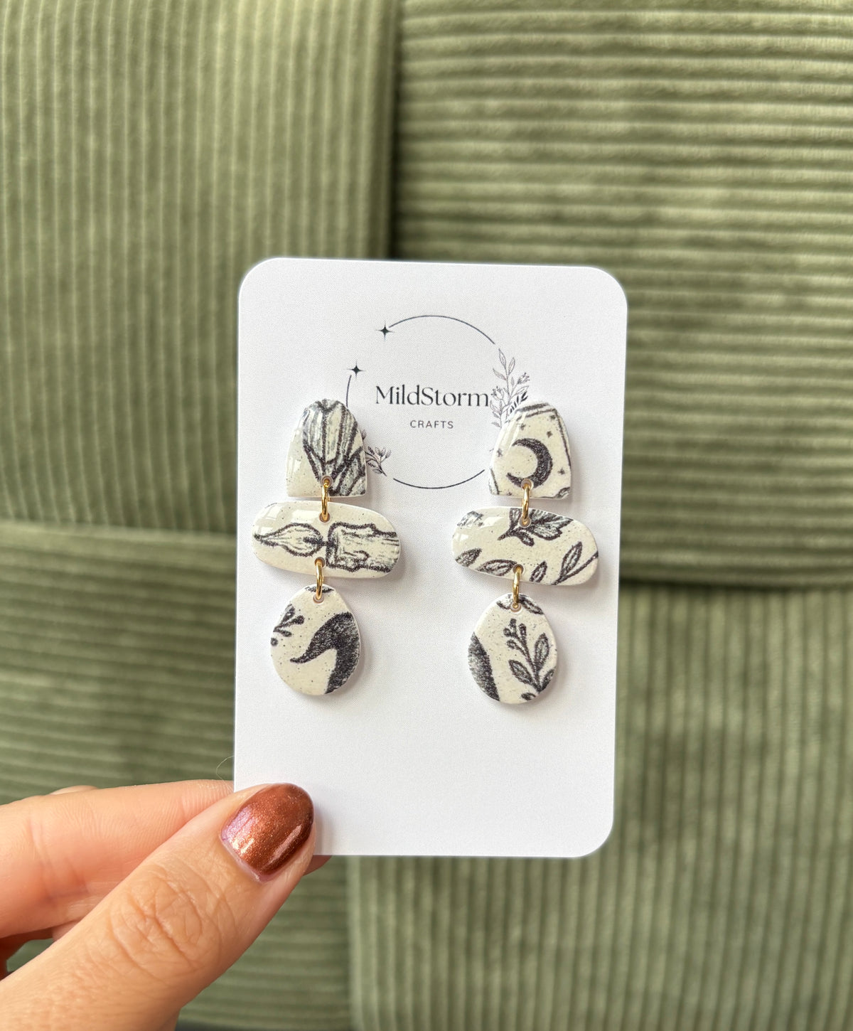 Clay Earrings | Agatha
