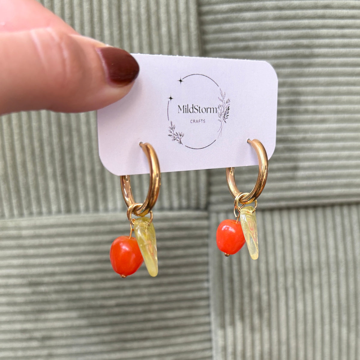 Clay Earrings | Äpfel