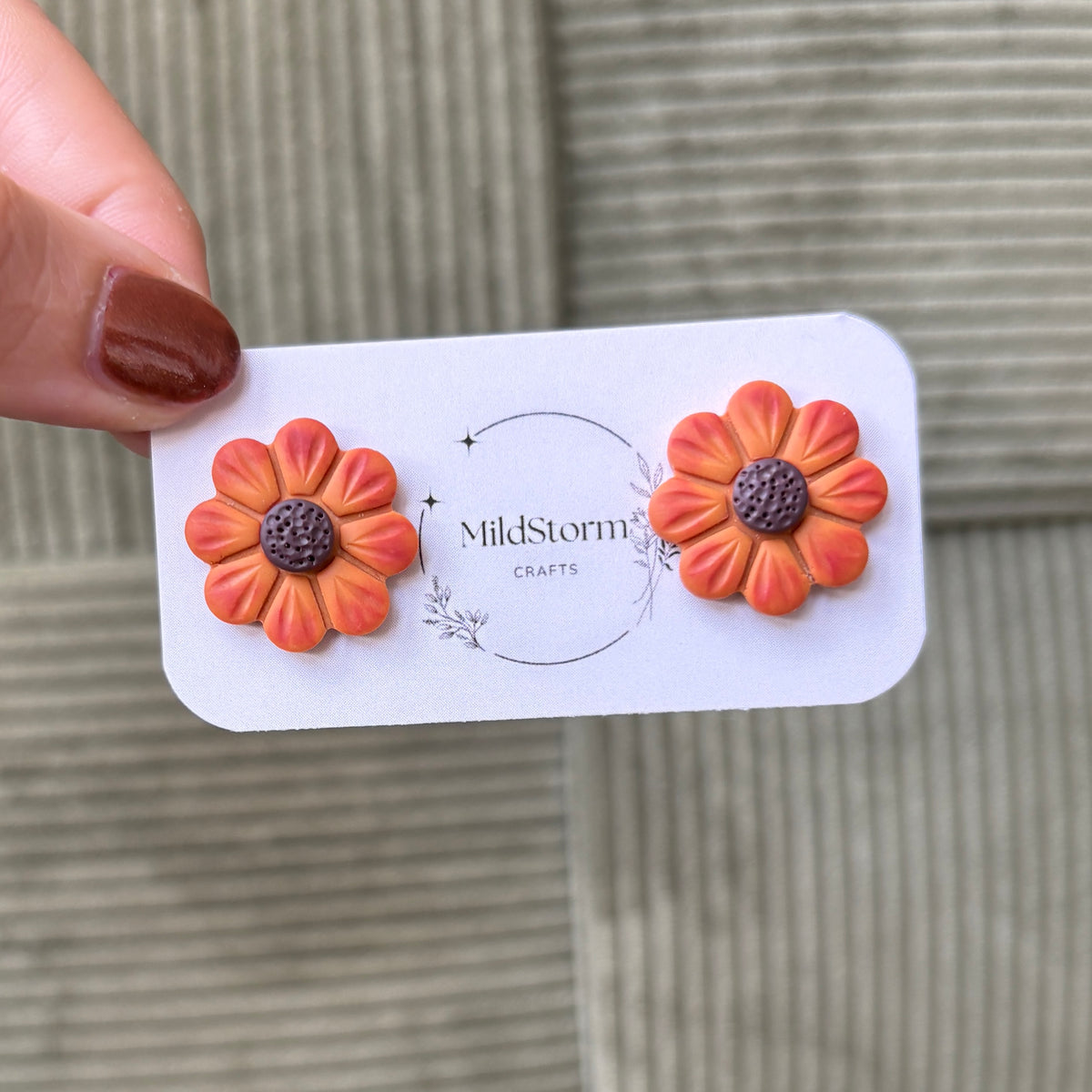 Clay Earrings | Herbstblume