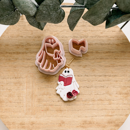 Polymerclay Cutter Geist mit Buch