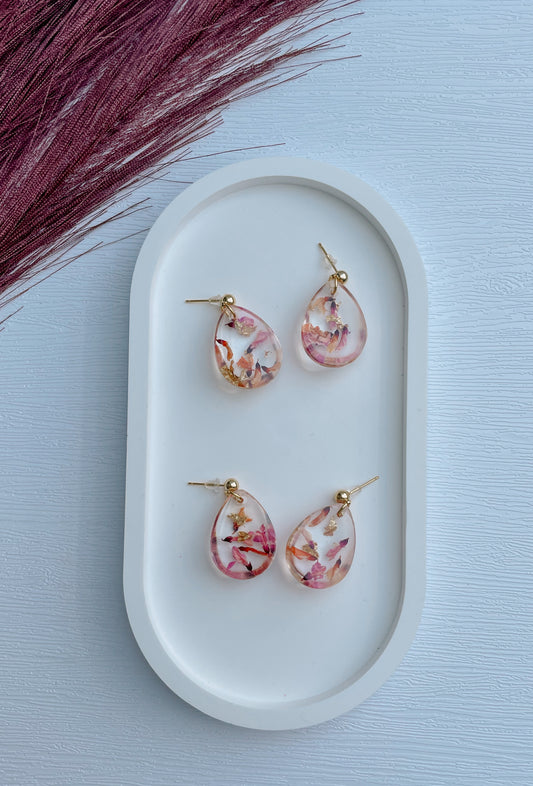 Polymerclay Earrings | Blüten Ohrringe